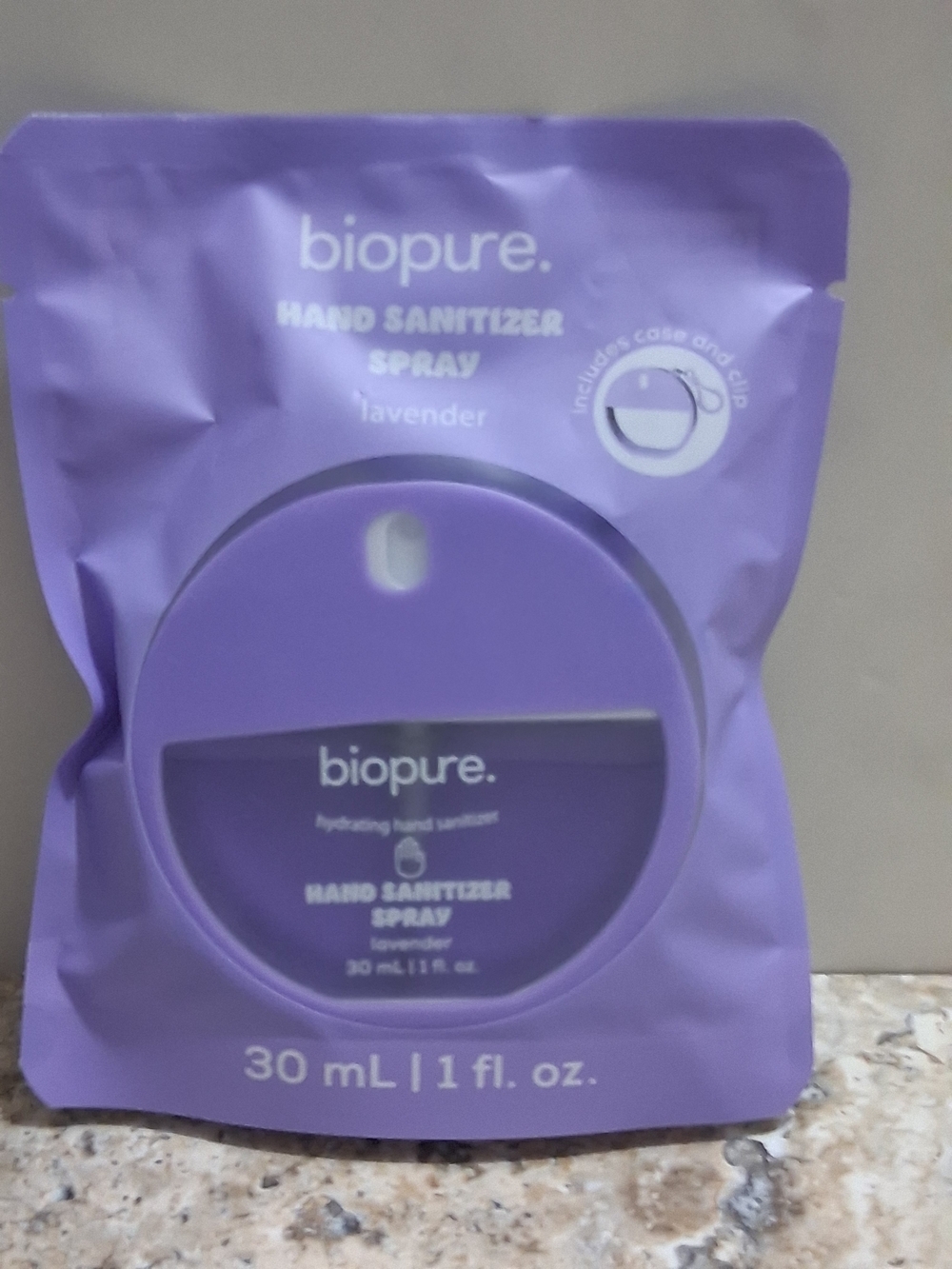 biopure Lavender Hand Sanitizer Spray - Purple